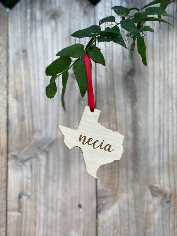 Necia Texas Ornament