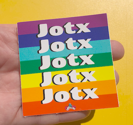 Jotx Rainbow Sticker