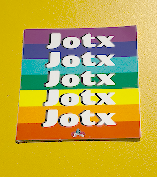 Jotx Rainbow Sticker by Very That  | 3x3" | Water Resistant Sticker