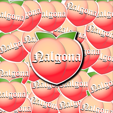 Nalgona Peach Sticker