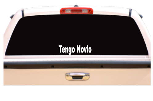 Tengo Novio / Tengo Novia Vinyl Decal