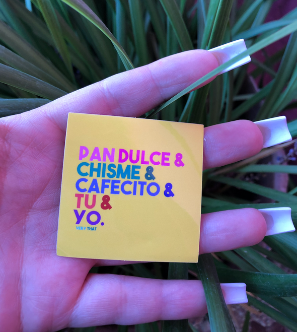 Yellow Tu y Yo Sticker
