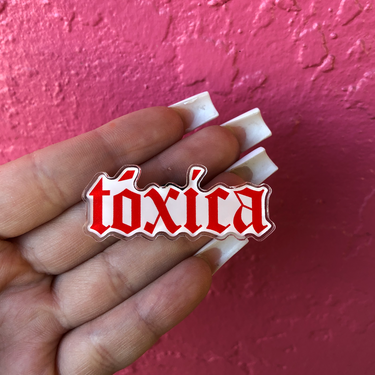 TOXICA Acrylic Pin