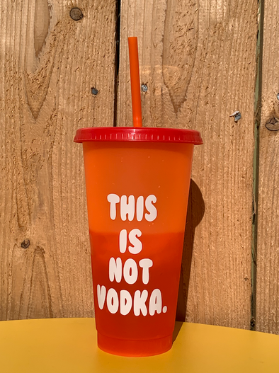 This is Not Vodka Color Changing Tumbler