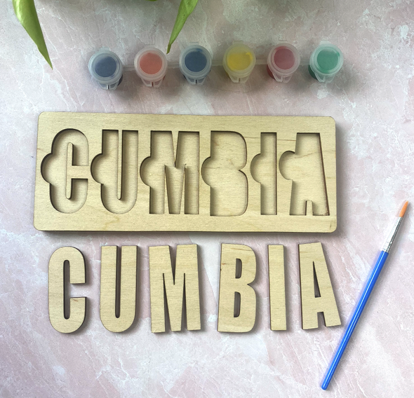 Cumbia Puzzle Paint Kit