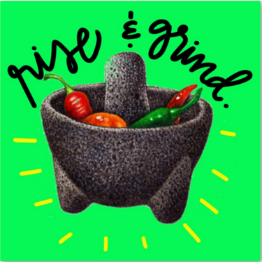 Rise and Grind Sticker 2x2"