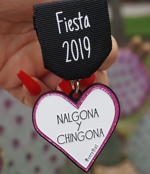 Nalgona y Chingona Fiesta Medal
