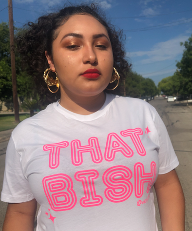 That Bish White Tee
