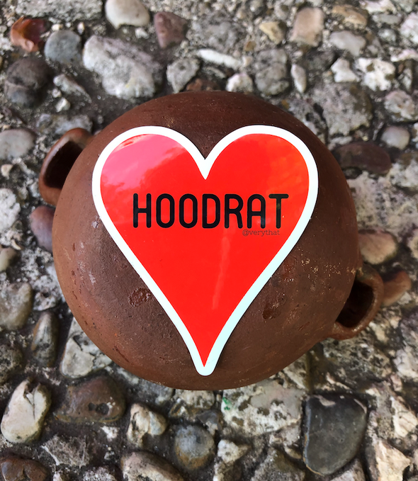 Hoodrat Heart Sticker
