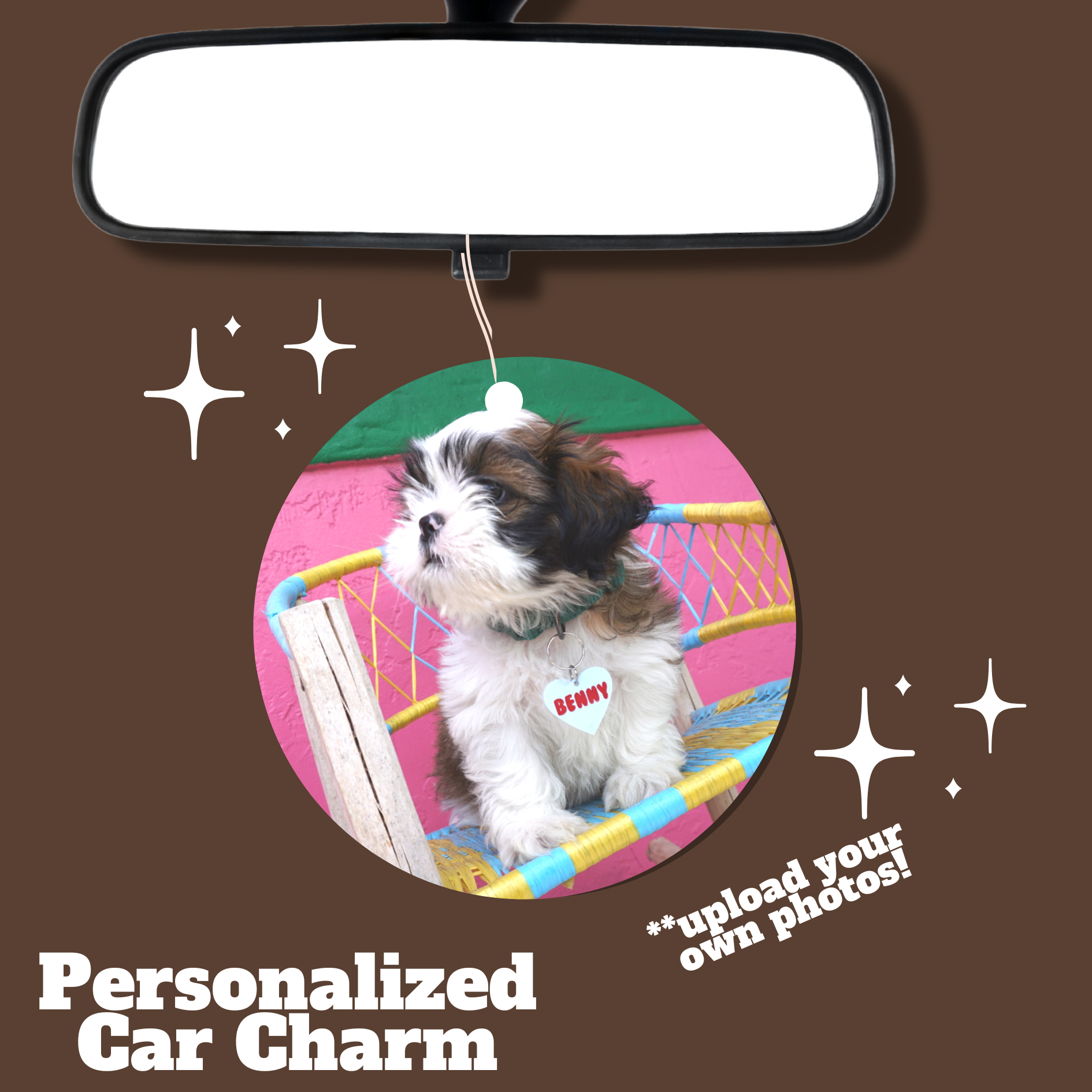 Personalized car charm deals