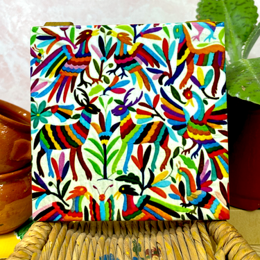 Otomi Multicolor / Floral Coaster
