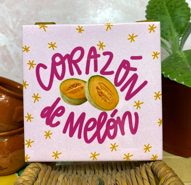 Corazon de Melon / Tile  Coaster