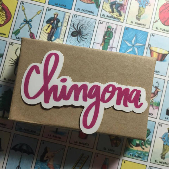 Chingona in Pink Sticker by Very That
