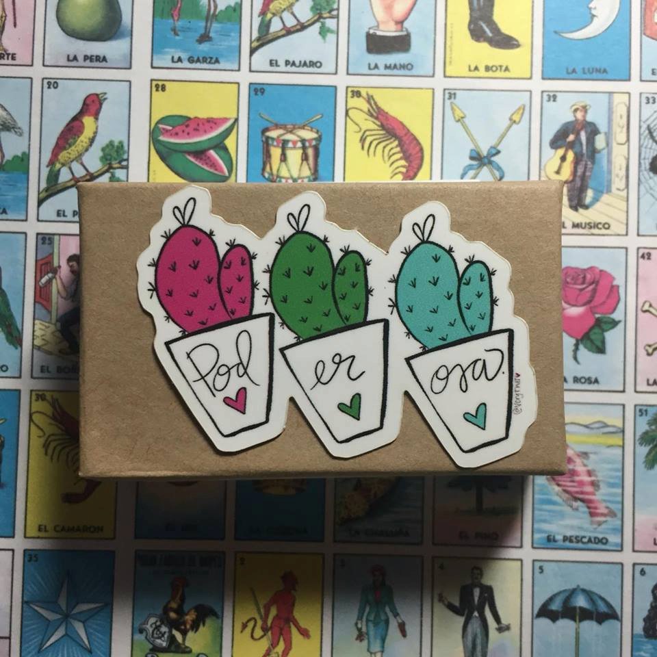 Poderosa Nopal/Cactus Sticker – Very That