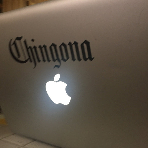 Chingona in Cursive Vinyl Cut Sticker for your Laptop, bumper, wall etc! By Very That