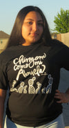 Chingona Como Mi Abuela T shirt in black & white by Very That | Now in Soft Style!