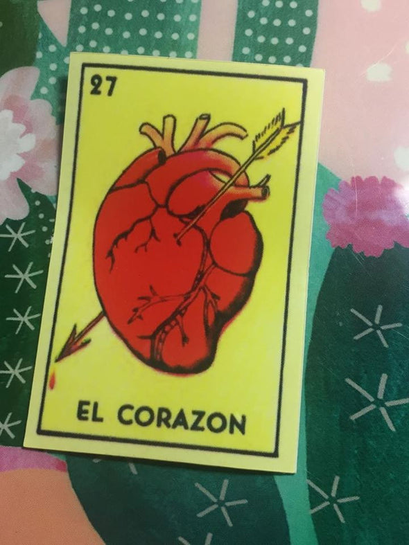 El Corazon Sticker \ Vinyl Sticker \ Water Resistant by Very That