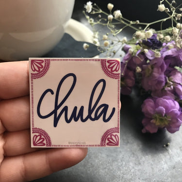 CHULA by Very That  | 2 x 2" | Water Resistant Sticker