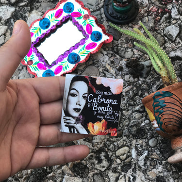 Maria Felix Bonita y Cabrona Sticker by Very That  | 2 x 2" | Water Resistant Sticker