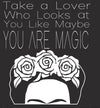 Take a Lover Who Looks at You like Maybe YOU ARE MAGIC | Frida Kahlo Tote Bag by Very That