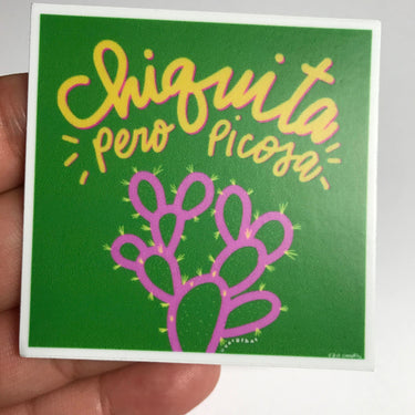 Chiquita Pero Picosa Nopal Sticker by Very That  weather / waterproof perfect for your journals, planners, bike, car, etc!