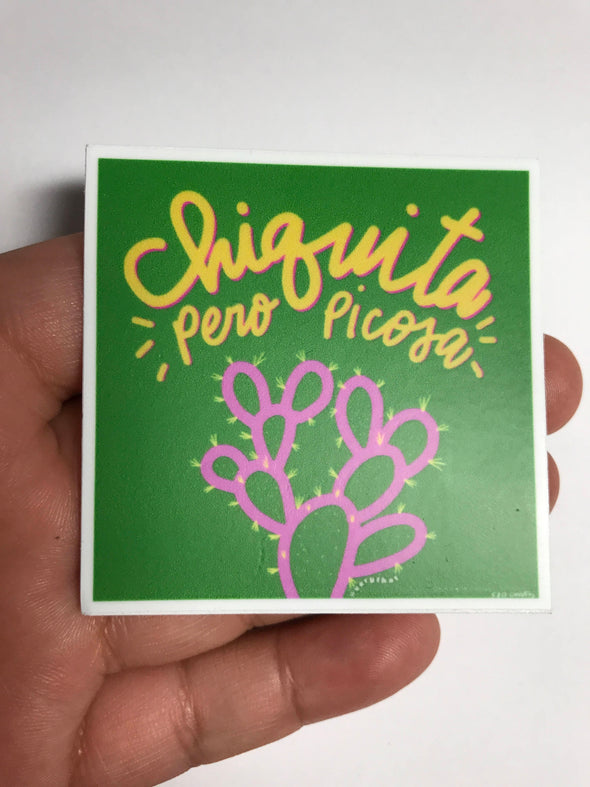 Chiquita Pero Picosa Nopal Sticker by Very That  weather / waterproof perfect for your journals, planners, bike, car, etc!