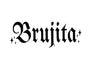 Brujita Old English Vinyl Cut Sticker for your Laptop, bumper, wall etc! By Very That