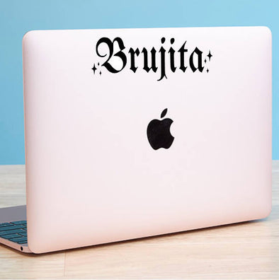 Brujita Old English Vinyl Cut Sticker for your Laptop, bumper, wall etc! By Very That