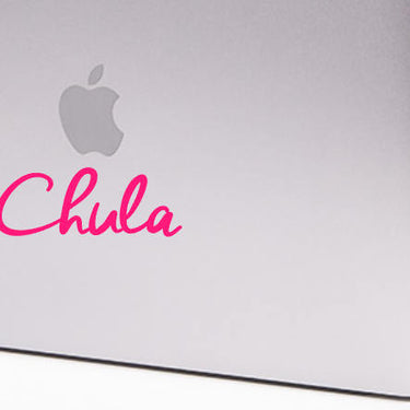 Chula Vinyl Transfer | Car Decal | Laptop Sticker by Very That --- Bumper sticker | vinyl Transfer | Yeti Sticker