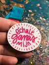 Echale Ganas Mija Sticker in PINK!!! by Very That --- Bumper sticker / journal or planner stickers