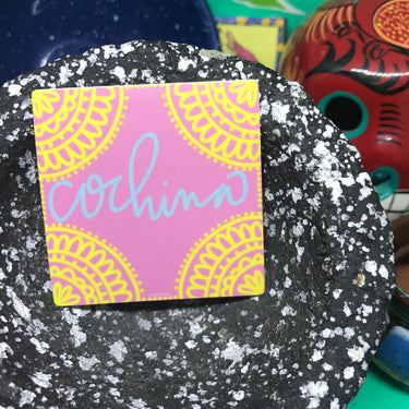 Cochina sticker by Very That 2x2 inches, weather / waterproof perfect for your journals, planners, bike, car, etc!