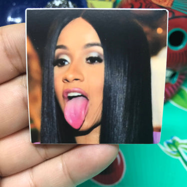 Poppin! Sticker 2x2 inches, weather / waterproof perfect for your journals, planners, bike, car, etc!