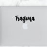 Tragona Cursive Vinyl Sticker | Transfer | Car Decal | Laptop Sticker by Very That --- Bumper sticker | vinyl Transfer | Yeti Sticker