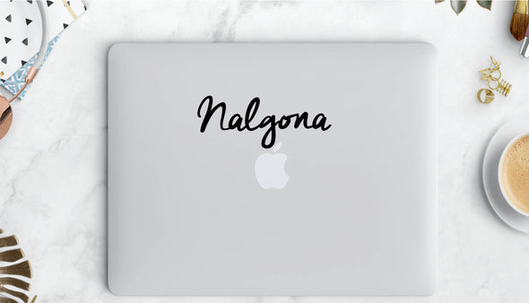 Nalgona Sticker in Cursive  Vinyl Sticker | Transfer Car Decal | Laptop Sticker by Very That Bumper sticker | vinyl Transfer | Yeti Sticker