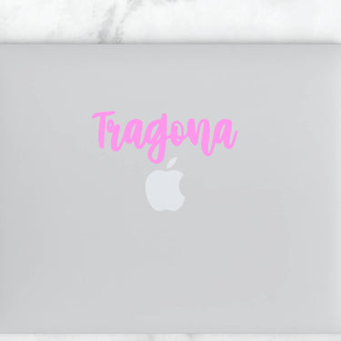 Tragona Cursive Vinyl Sticker | Transfer | Car Decal | Laptop Sticker by Very That --- Bumper sticker | vinyl Transfer | Yeti Sticker