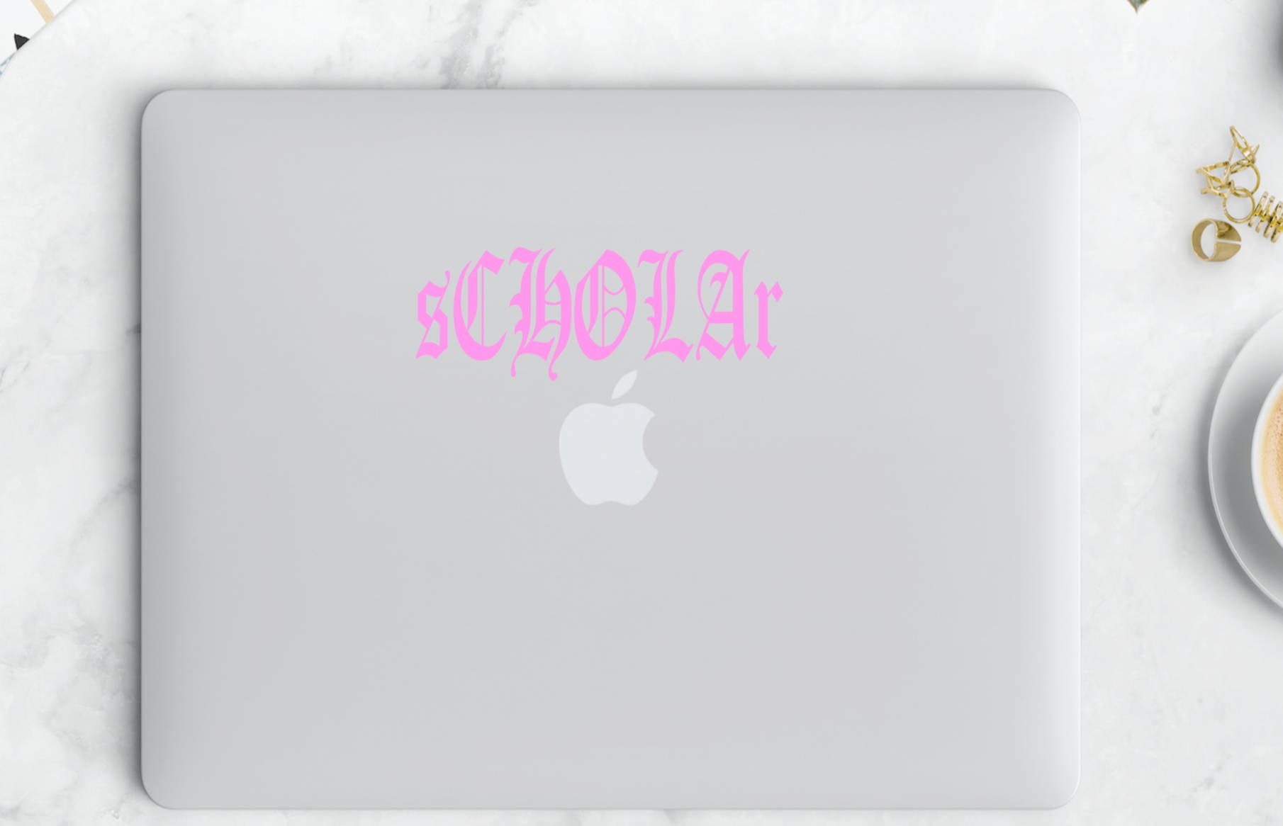 Scholar Old English Vinyl Decal – Very That