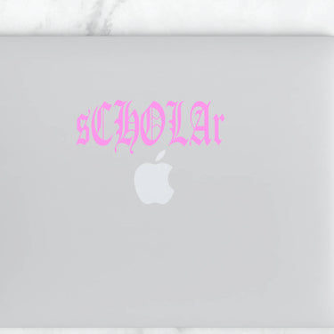 Scholar Old English Vinyl Sticker | Transfer | Car Decal | Laptop Sticker by Very That --- Bumper sticker | vinyl Transfer | Yeti Sticker