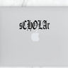 Scholar Old English Vinyl Sticker | Transfer | Car Decal | Laptop Sticker by Very That --- Bumper sticker | vinyl Transfer | Yeti Sticker