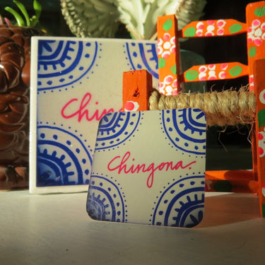 Chingona Vinyl Sticker- Very That design, perfect for planners, bumpers, etc!