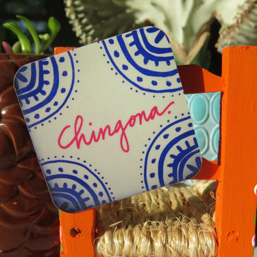 Chingona Vinyl Sticker- Very That design, perfect for planners, bumpers, etc!