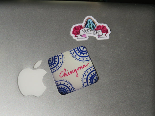 Chingona Vinyl Sticker- Very That design, perfect for planners, bumpers, etc!