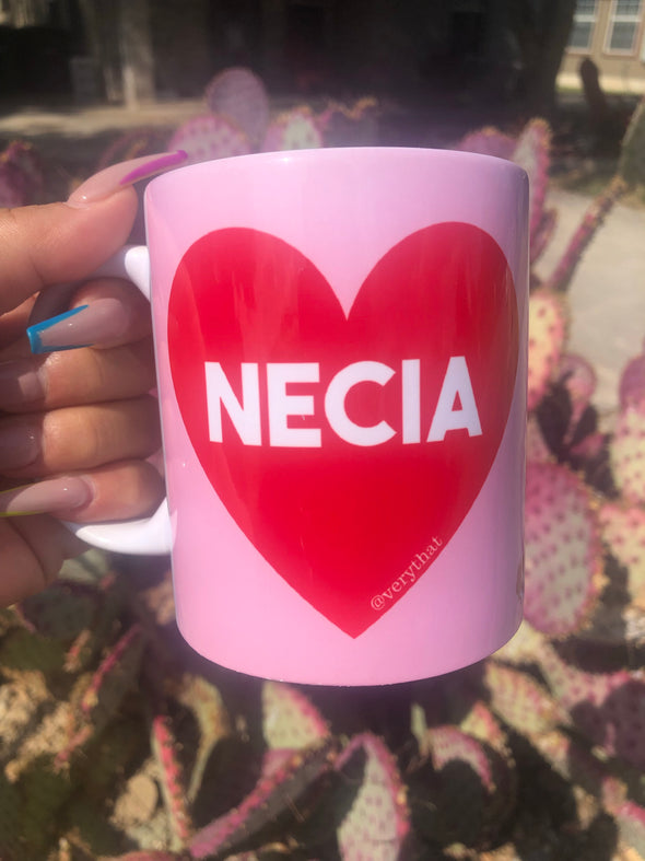 Necia Heart Mug