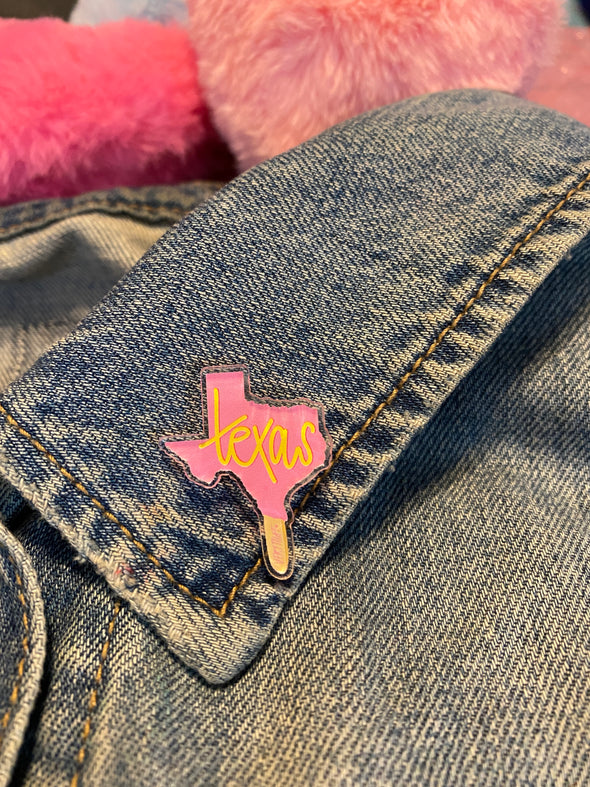 Texas Paleta Acrylic Pin