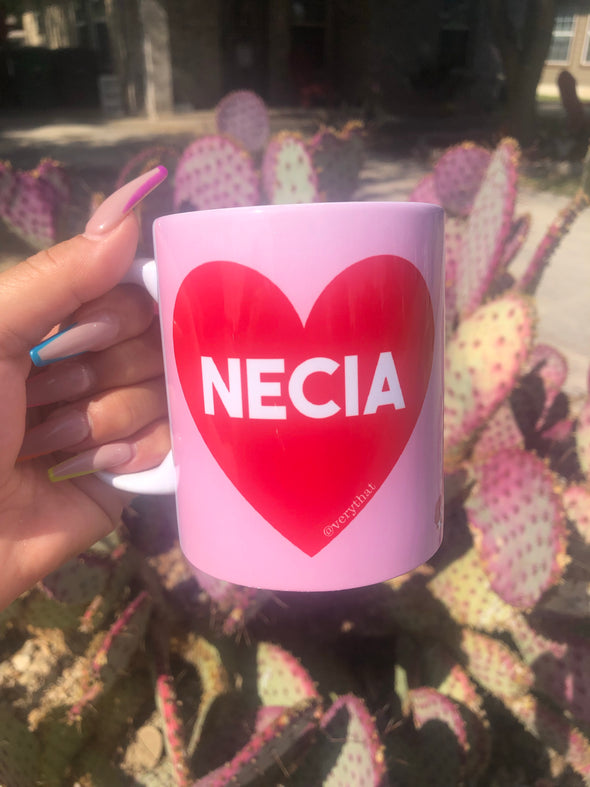 Necia Heart Mug