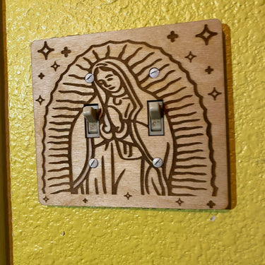 Virgen de Guadalupe Double Lightswitch Cover