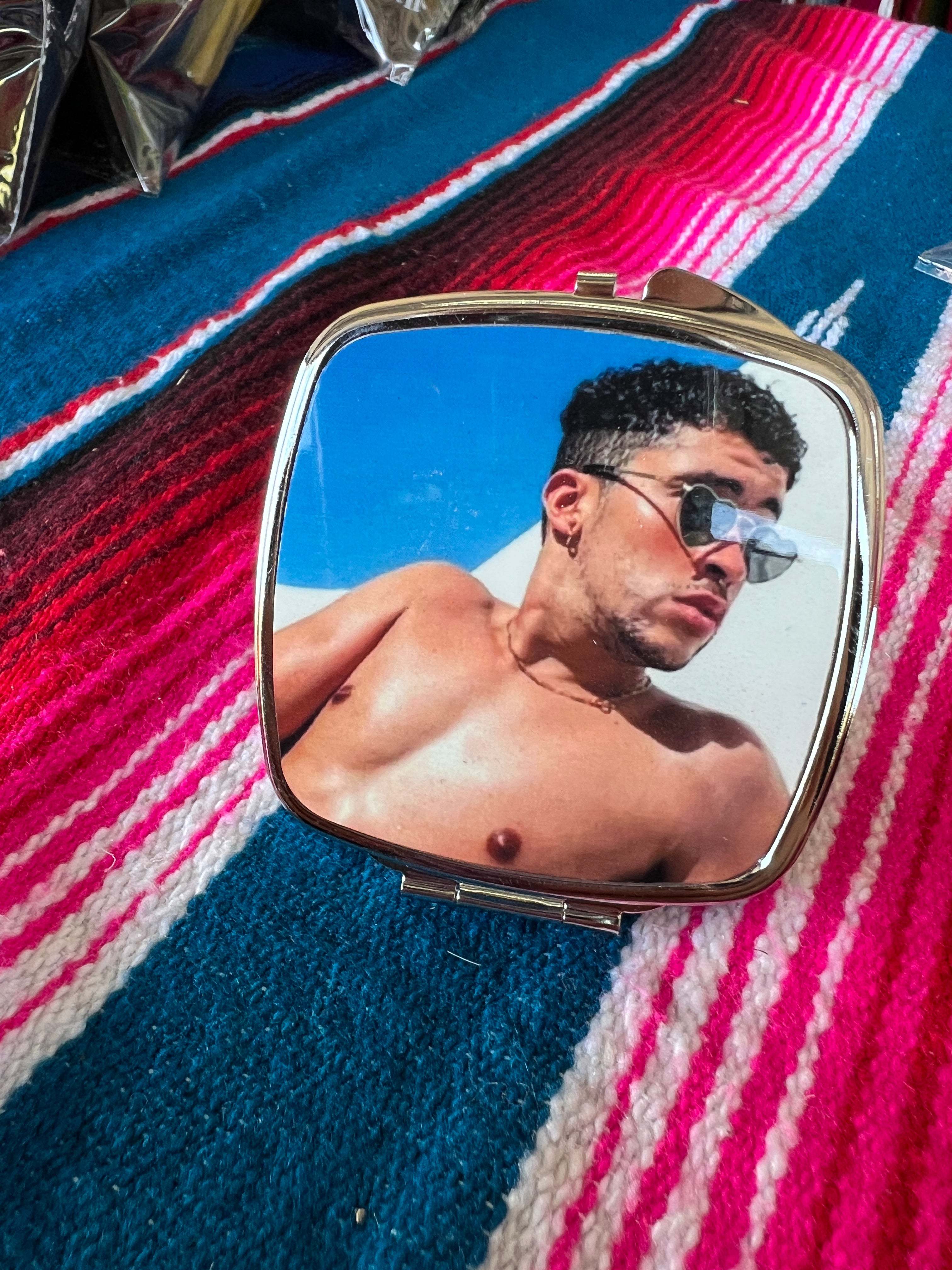 Thirst Trap Bad Bunny Compact Mirror – Very That