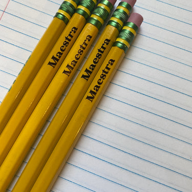 Maestra Engraved Pencil Set