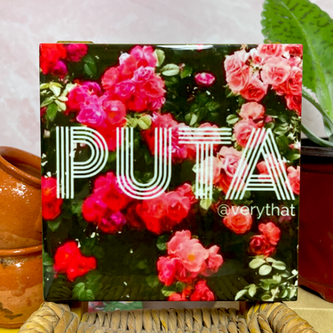 Puta Floral Coaster