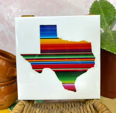Texas Serape Tile / Coaster